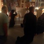 Всенощное бдение 25 ноября в храме Николая Чудотворца преклонение коленей