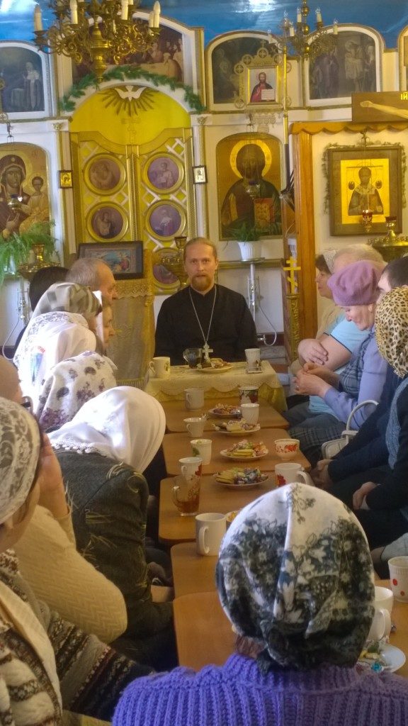Чаепитие по воскресениям в храме Николая Чудотворца в Тюльгане