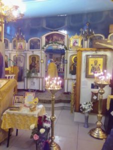Богослужение в храме Николая Чудотворца в Тюльгане